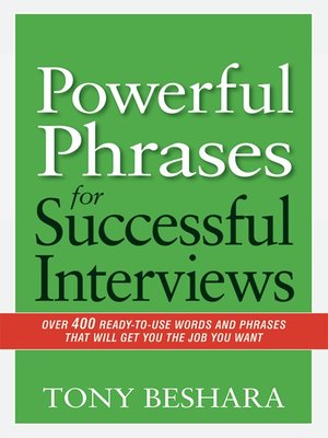 Powerful Phrases for Successful Interviews - Audiobook